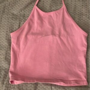 Brandy Melville Pink Halter Top